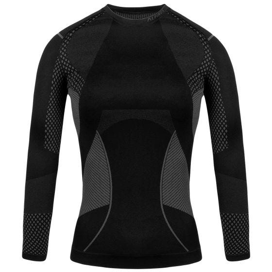 Alpinus Active Longsleeve Aluskerrastopaita - Musta/Grey