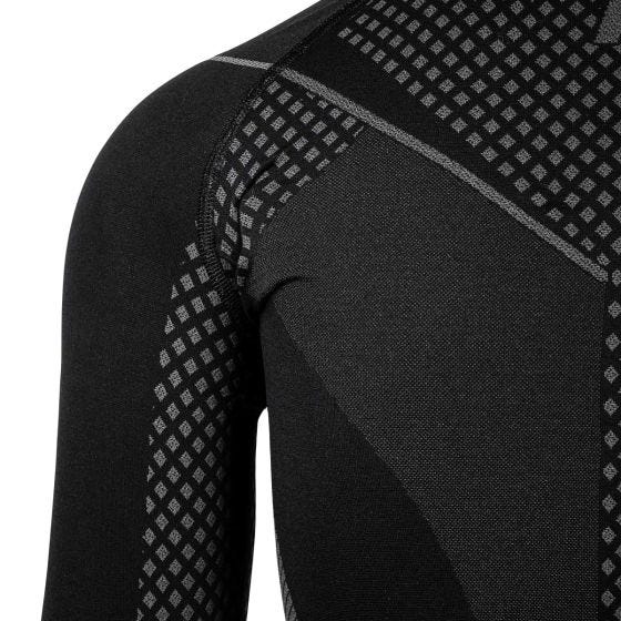 Alpinus Active Longsleeve Aluskerrastopaita - Musta/Grey