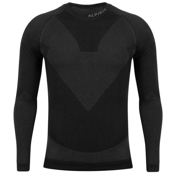 Alpinus Pro Miyabi Edition Longsleeve Aluskerrastopaita - Musta