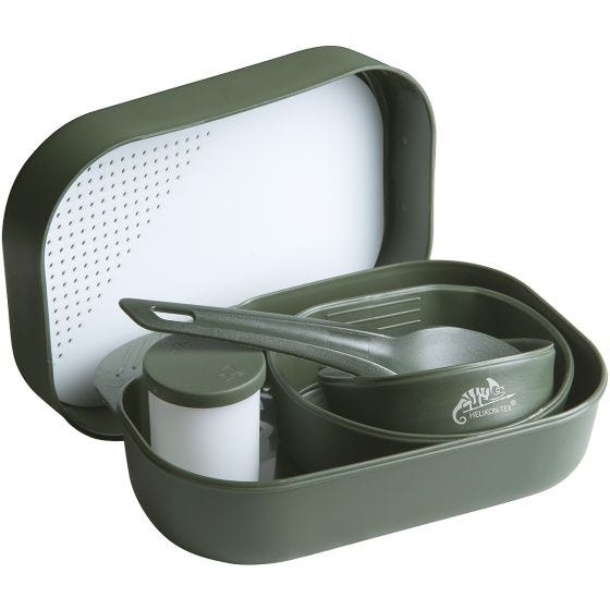 Wildo Camp-A-Box Kattava Retkisetti - Oliivi
