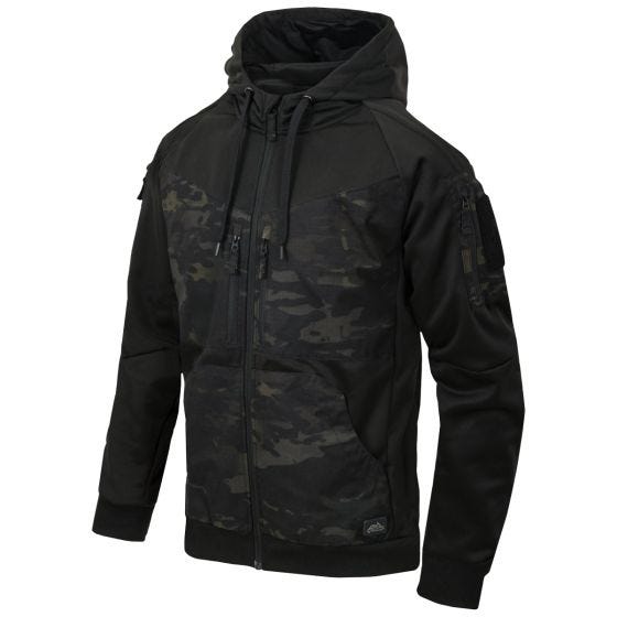 Helikon Rogue Täysvetoketjullinen huppari - Musta/MultiCam Black