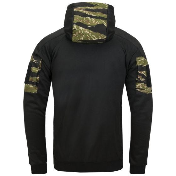 Helikon Rogue Täysvetoketjullinen huppari - Musta/Tiger Stripe