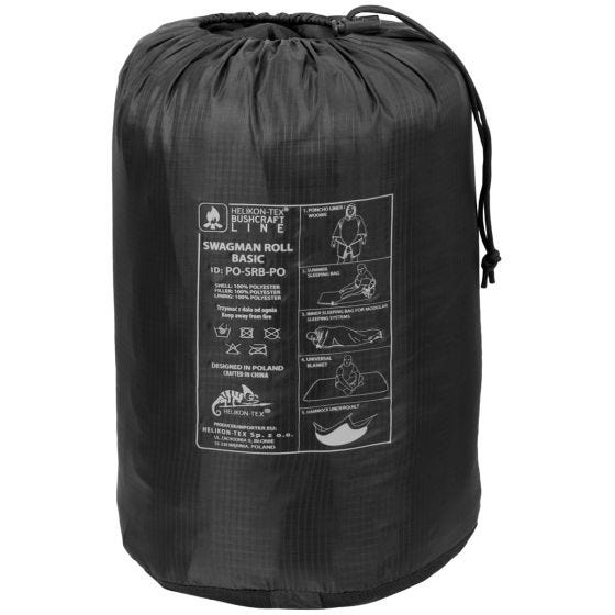 Helikon Swagman Roll Basic Poncho - Musta