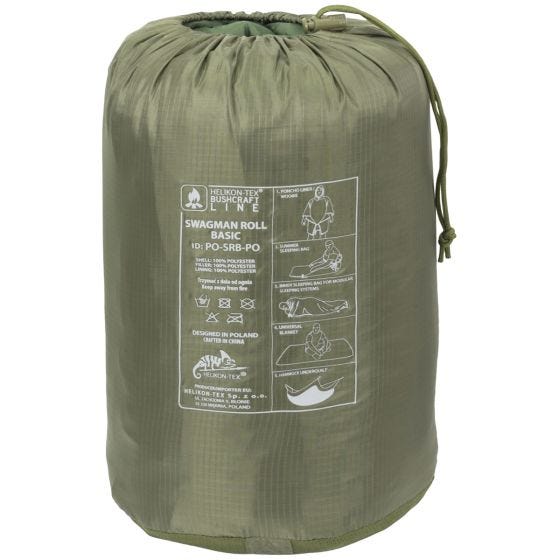 Helikon Swagman Roll Basic Poncho - Oliivinvihreä