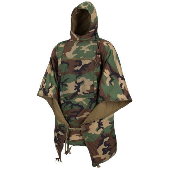 Helikon Swagman Roll Poncho Climashield Apex - US Woodland