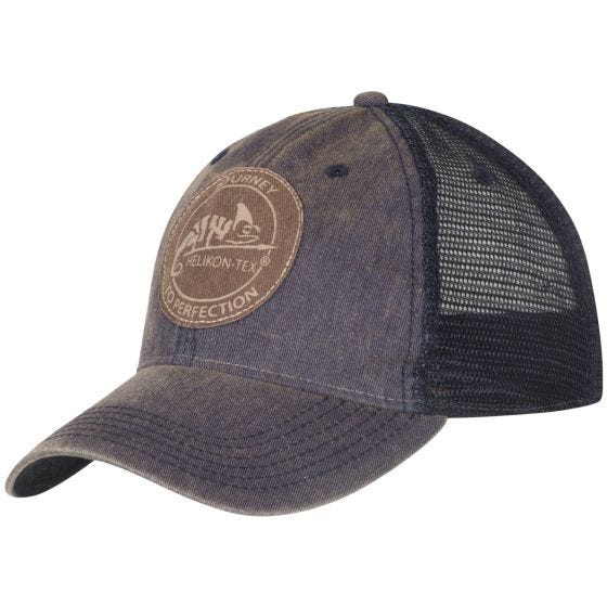 Helikon Trucker Lippalakki - Dirty Washed Navy / Navy A