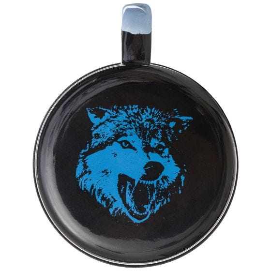Helikon Wolf Enamel Muki 350 ml - Musta