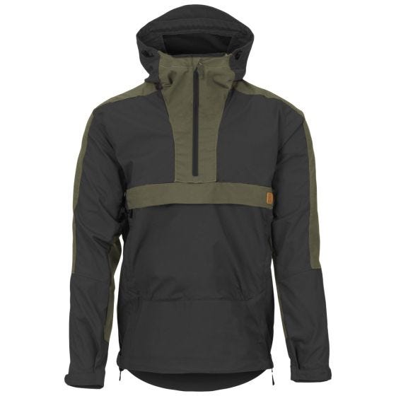 Helikon Woodsman Anorakkitakki - Musta/Taiga Green
