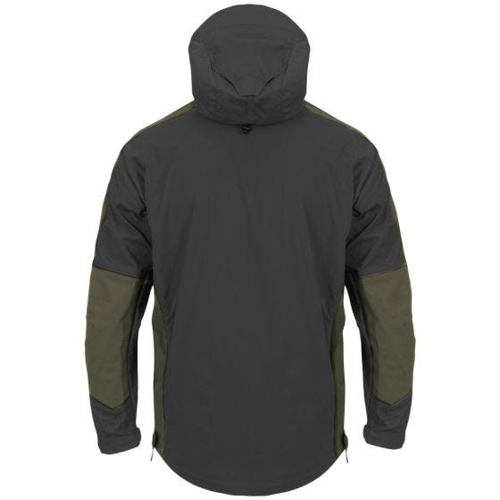Helikon Woodsman Anorakkitakki - Musta/Taiga Green