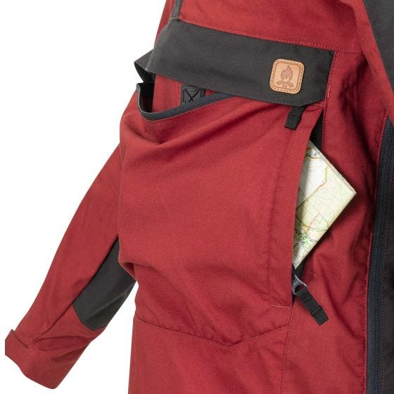 Helikon Woodsman Anorakkitakki - Crimson Sky/Ash Grey