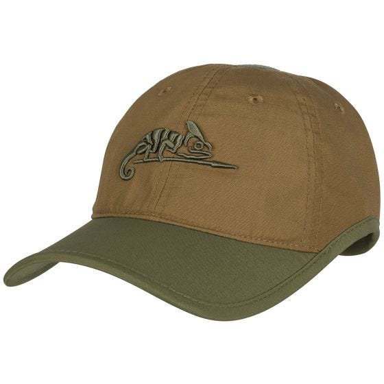Helikon Logo Lippalakki Puuvillasekoite-ripstop Coyote/Oliivinvihreä