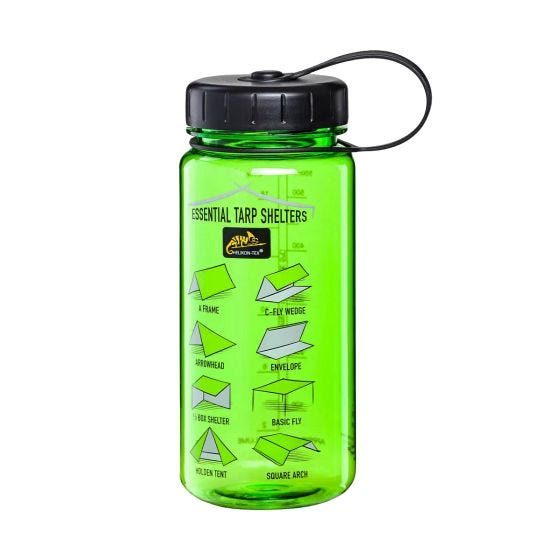 Helikon Tritaanipullo Leveä suu 550 ml - Tarp Shelters Vihreä/Musta