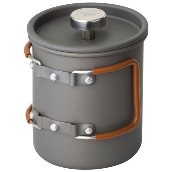 Helikon Camp French Press Kahvimuki - Harmaa