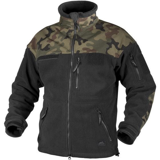 Helikon Infantry Duty Fleecetakki - Musta/Polish Woodland
