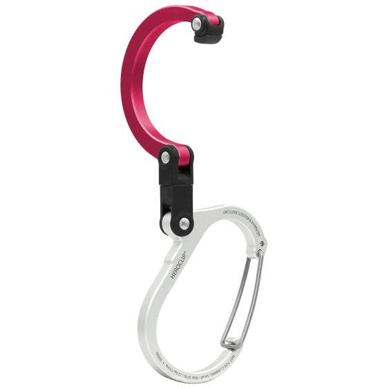 Heroclip Small Gear Karbiinihaka - Hot Rod Red