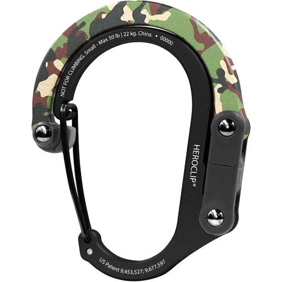 Heroclip Small Gear Karbiinihaka - Woodland Hero