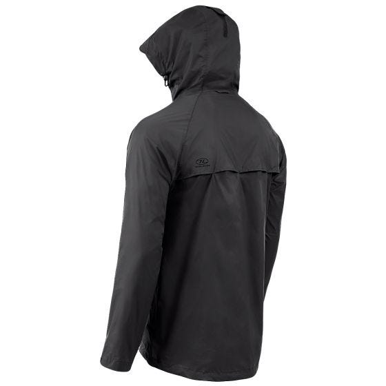 Highlander Stow & Go Mukaan pakattava takki - Musta