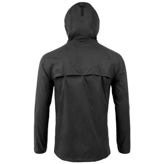 Highlander Stow & Go Mukaan pakattava takki - Musta