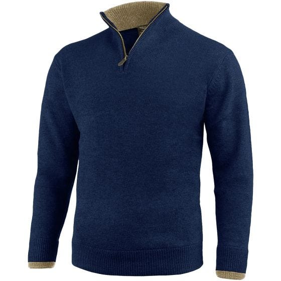 Jack Pyke Ashcombe Vetoketjukauluspusero - Navy