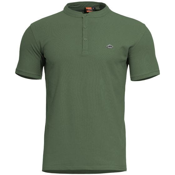 Pentagon Levantes Nappilistainen T-paita Camo Green