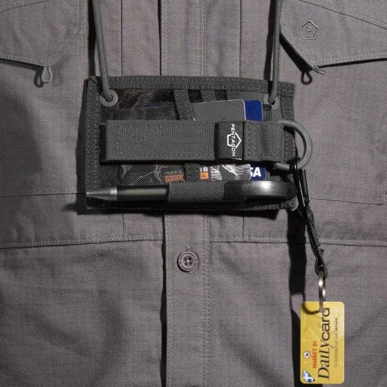 Pentagon ID Card Holder Lompakko - Musta