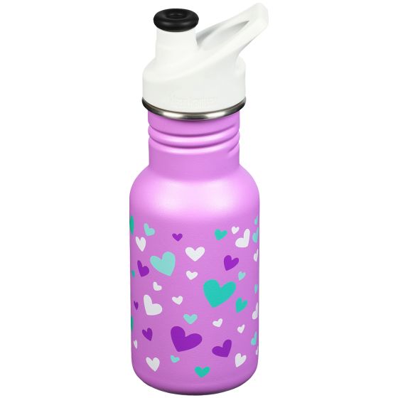 Klean Kanteen Classic Sport Cap Pullo 355 ml - Orchid Hearts