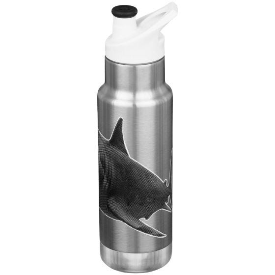 Klean Kanteen Kid Kanteen 355ml Classic Tyhjiöpullo - Mr. Shark