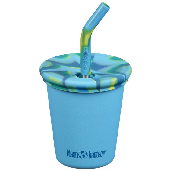 Klean Kanteen Kids 295ml w/Straw Lid Kuppi - Hawaiian Ocean