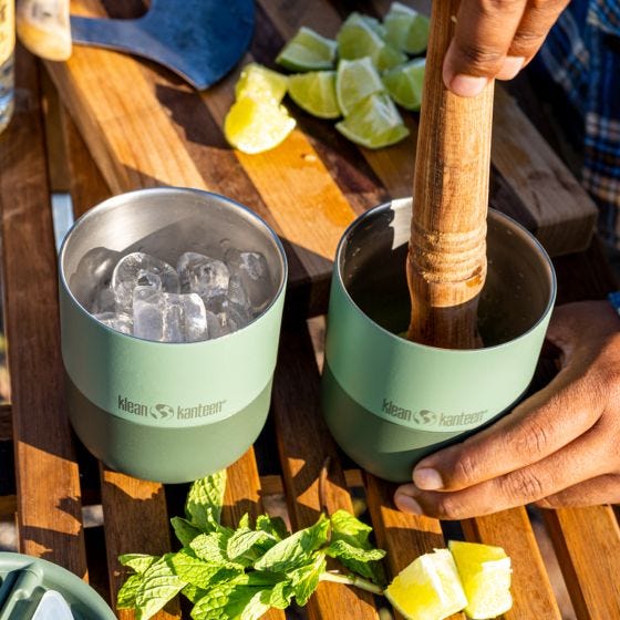 Klean Kanteen Rise 280ml Lowball Lämpömuki w/Flip Lid - Sea Spray