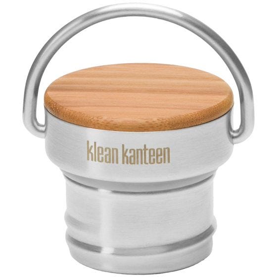 Klean Kanteen Stainless Unibody Bambukorkki - Harjattu Ruostumaton