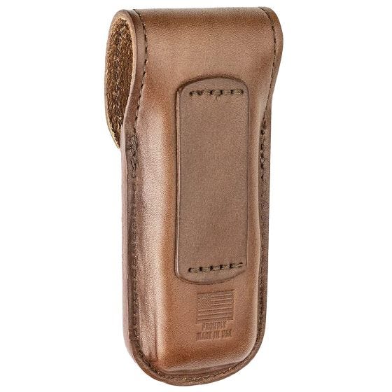 Leatherman Heritage Leather keskikokoinen Tasku - Ruskea