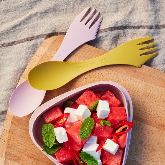 Light My Fire Spork Large Serving Bio - Dusty Pink