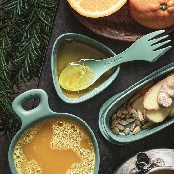Light My Fire Spork Original Bio 2 Pack - Sandy Green/Dusty Pink