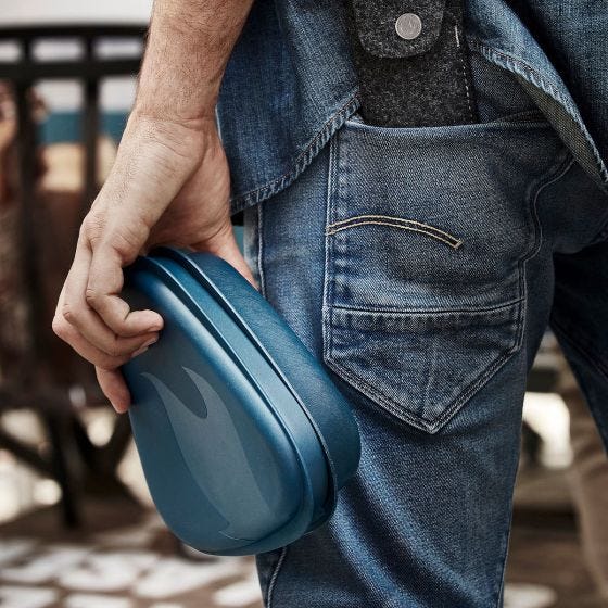 Light My Fire Bowl´n Lid Bio Eväslaatikko - Hazy Blue