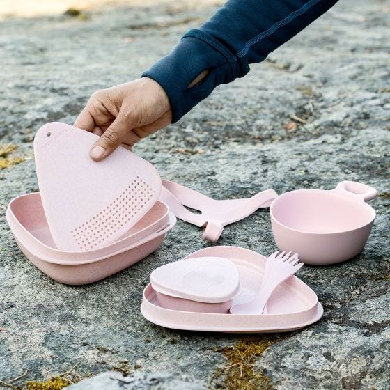 Light My Fire Outdoor MealKit 8pcs Setti - Salty Black
