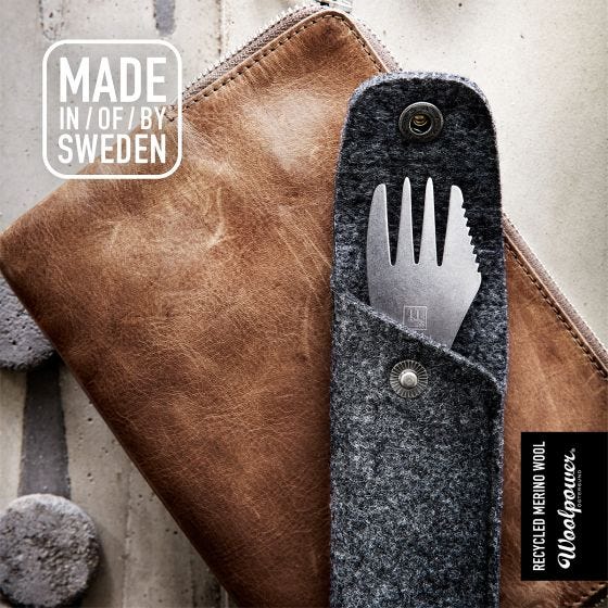 Light My Fire Titanium Spork - Harmaa
