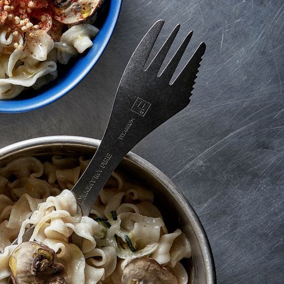 Light My Fire Titanium Spork - Harmaa