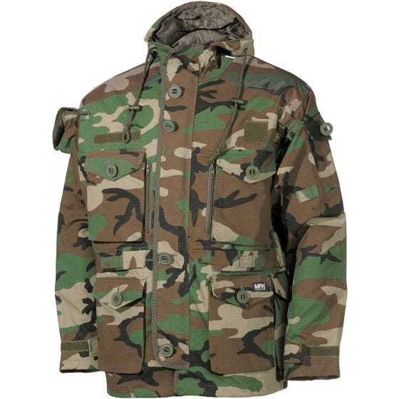 MFH Commando Smock-takki - Woodland