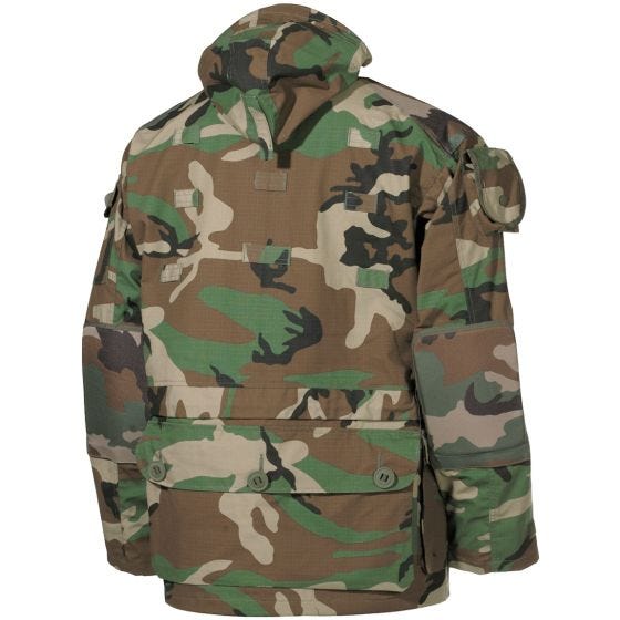 MFH Commando Smock-takki - Woodland