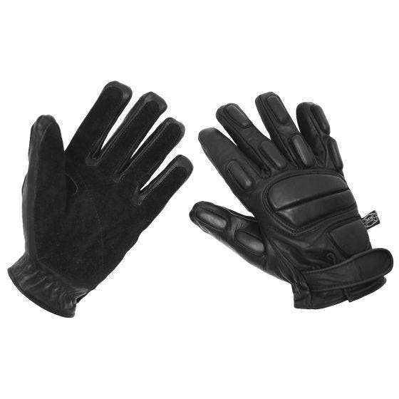 MFH Protect Leather Käsineet - Musta