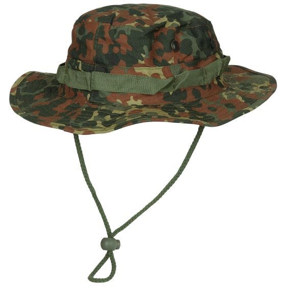 MFH GI Puskahattu Ripstop - Flecktarn