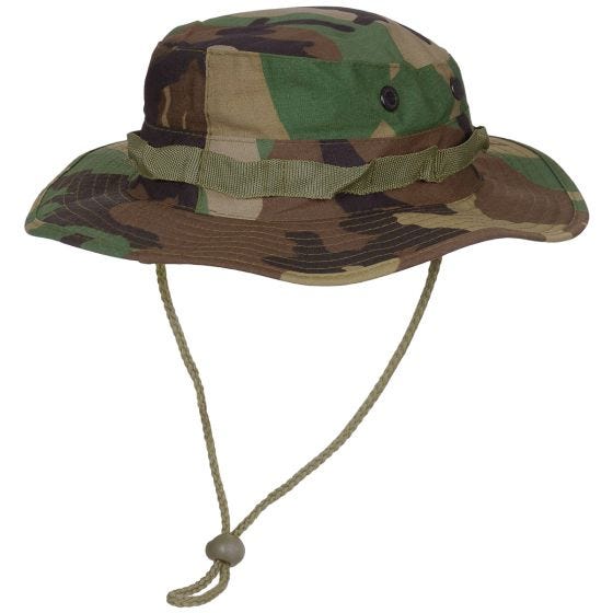 MFH GI Puskahattu Ripstop - Woodland