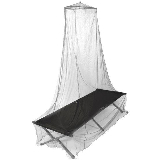 MFH Single Bed Hyttysverkko - Valkoinen