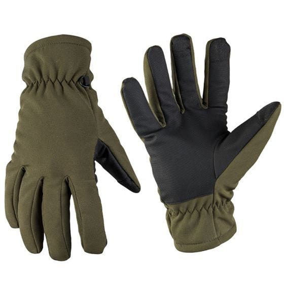 Mil-Tec Thinsulate Softshell-käsineet - Oliivi