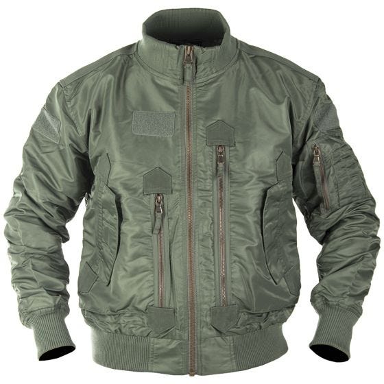 Mil-Tec US Tactical Lentäjäntakki - Oliivi