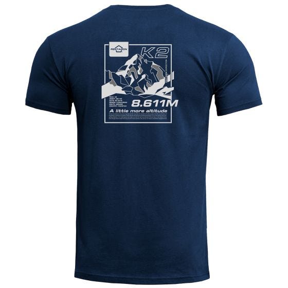 Pentagon Ageron K2 Mountain T-paita - Midnight Blue