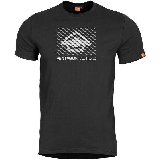 Pentagon Ageron Parallel T-paita - Musta