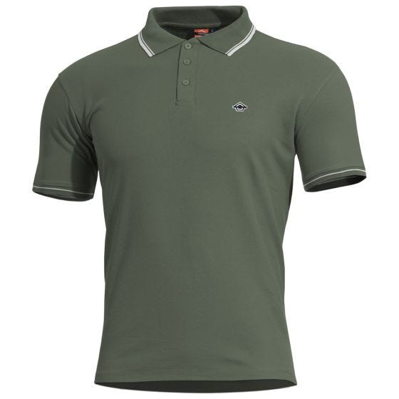 Pentagon Aniketos Stripes Poolo-T-paita - Camo Green