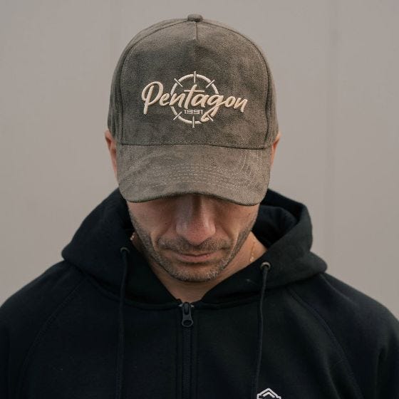 Pentagon Liam Velvet Lippalakki - Oliivinvihreä