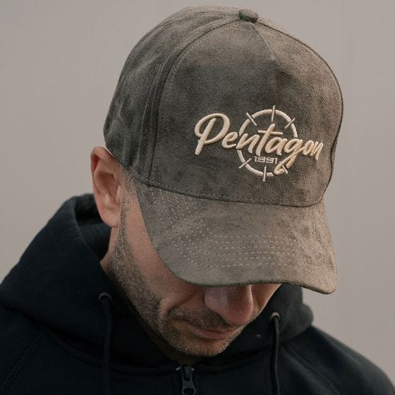 Pentagon Liam Velvet Lippalakki - Oliivinvihreä